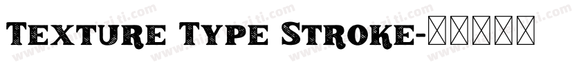 Texture Type Stroke字体转换